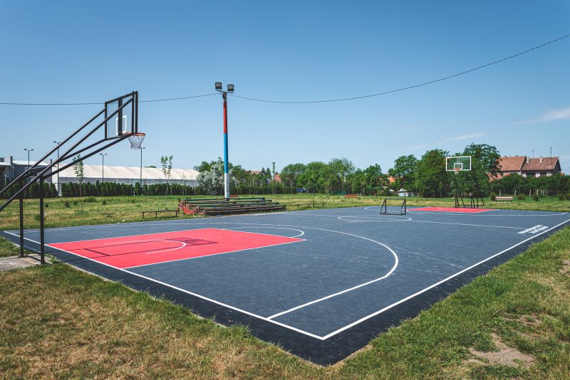 High School Basketball Court
