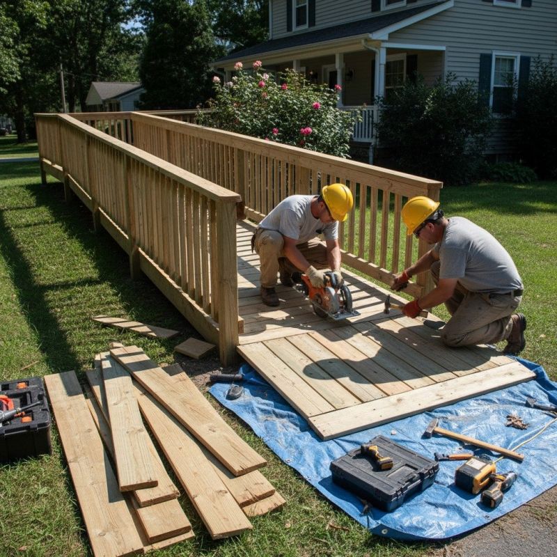 Handicap Ramp Repair in Overland Park, KS