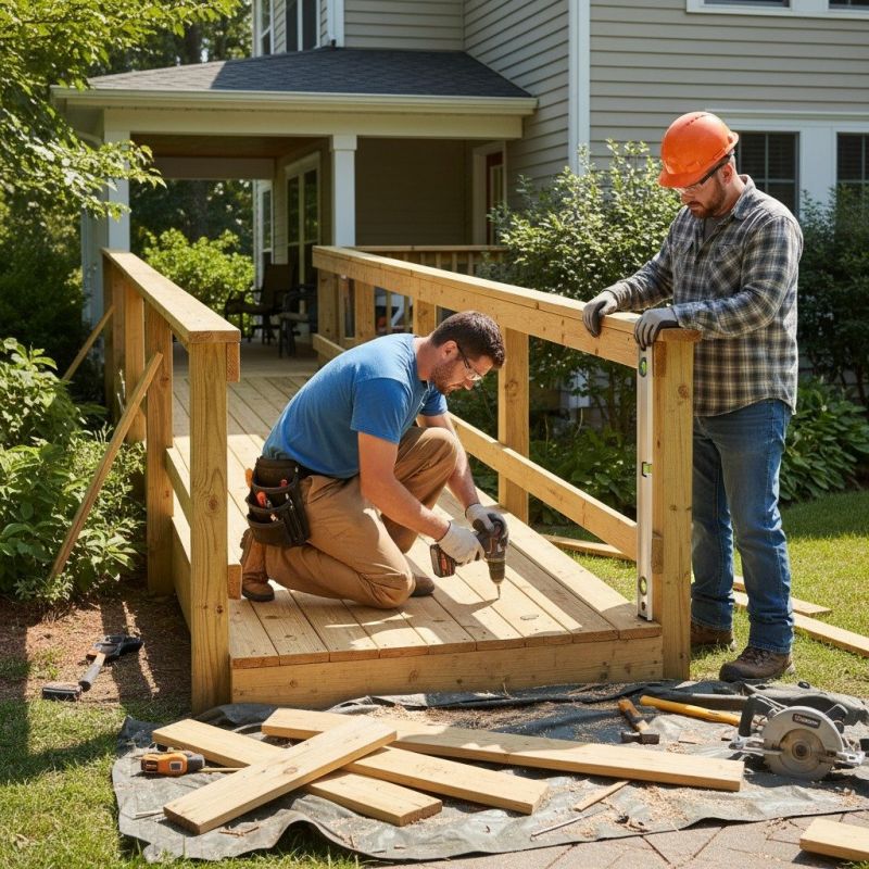 Wood Ramp Repair in Kansas City, KS