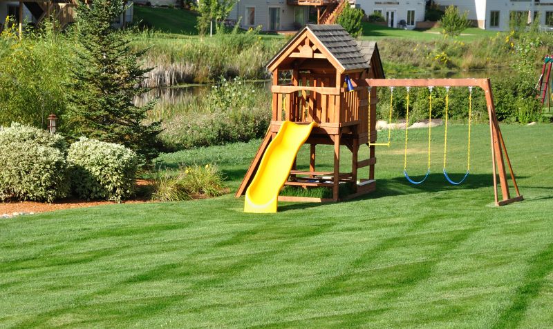 Wooden Playset Installation in Denver, CO